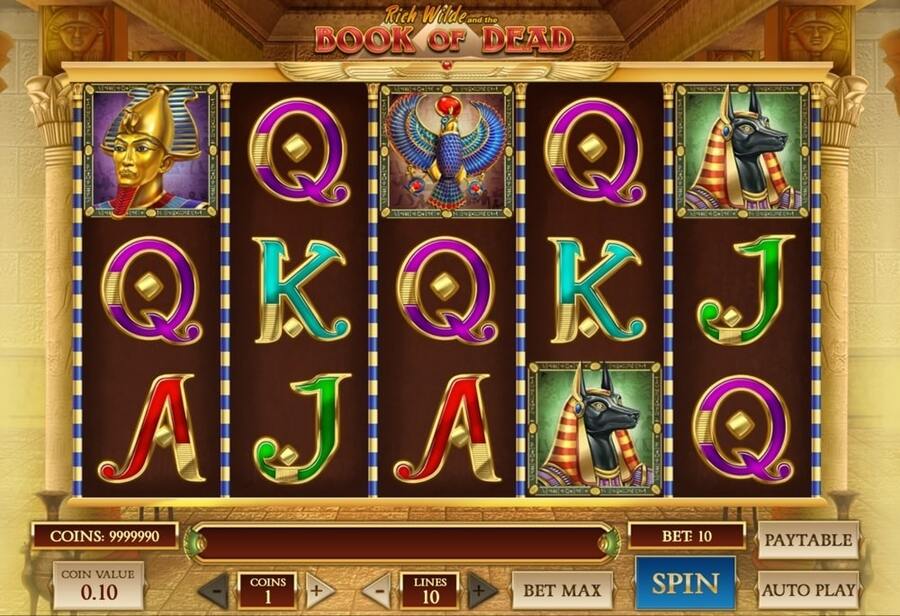 the process of playing slot machines - screenshot from the site